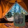 USB Ports Rechargeable Camping Fan Adjustable Oscillating Fan Battery Operated Fan  Outdoor Travel