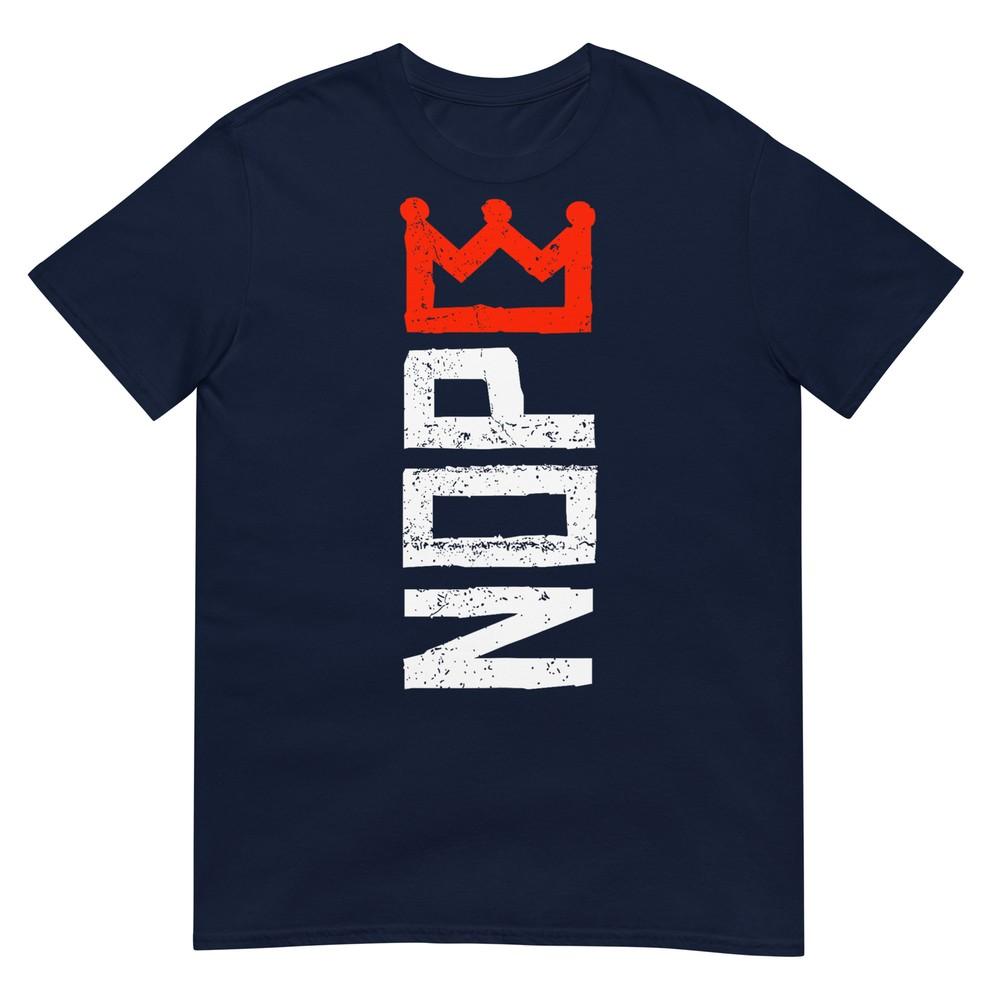 No Kings Protest Sign Vertical Tshirt S