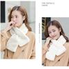 Faux Pelz Kragen Winter Schal Frauen Gestrickte Rex Kaninchen Pelz Schals Pelz Halstuch Winter Lange Wraps