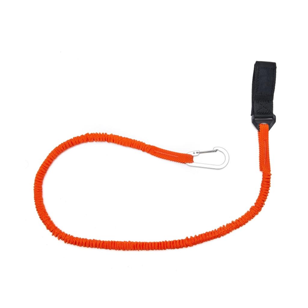 Elastic Kayak Paddle Lead Fishing Tie Rowing Rope Stretchable Coiled Lanyard Leash Prevents Lost Paddle Lanyard