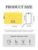 Fashion Vanilla Yellow Makeup Bag for Women Everyday Essential Makeup Bags, Stylish & Practical for Daily Cosmetics & Travel GUCCI-GIFT-68
