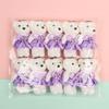 10Pcs/Set Bag Pendant Doll Bear Bouquet Accessories DIY Graduation Bouquet Bear Accessories  Wedding