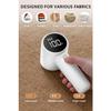 Rasoir anti-bouloches rechargeable avec écran LCD – Haute performance et design moderne Couleur Blanc