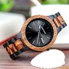 BOBO BIRD D30-1 Men's Bamboo Wood Watch with Japanese Quartz Movement, Analog, Vintage and Retro Design