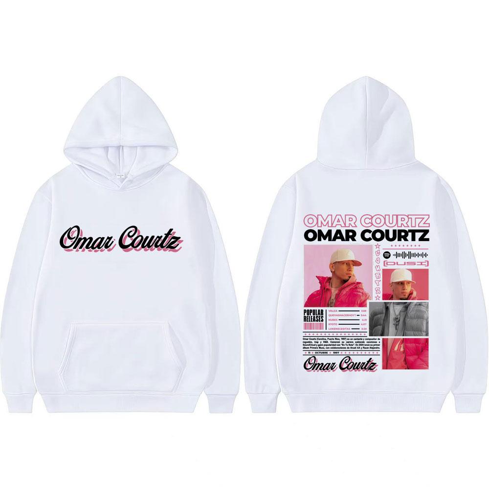 Rapper Omar Courtz Primera Musa 2025 Printed Sweatshirts Men Women Vintage 90s High Street Oversized Hoodie Casual Loose Hoodies