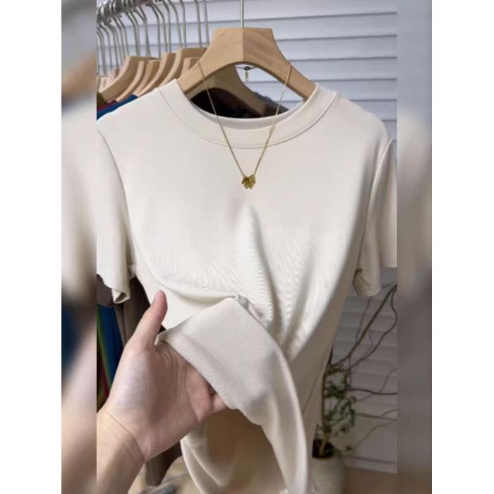 A6 High-Stretch Slim Fit T-Shirt, 92% Cotton, 8% Spandex