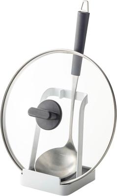 Yamazaki Ladle   Pot Lid Stand White Approx W10 D10 H15cm Tower Model 2248