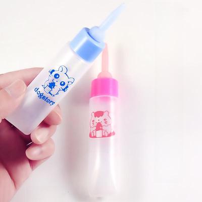 30ml Small Pet Waterer & Feeder: Ideal for Hamsters, Rabbits, Chinchillas. Includes Bottle, Brush, and Syringe.