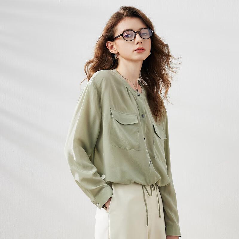 Camicia da Donna Komom Boka in Seta a Maniche Lunghe