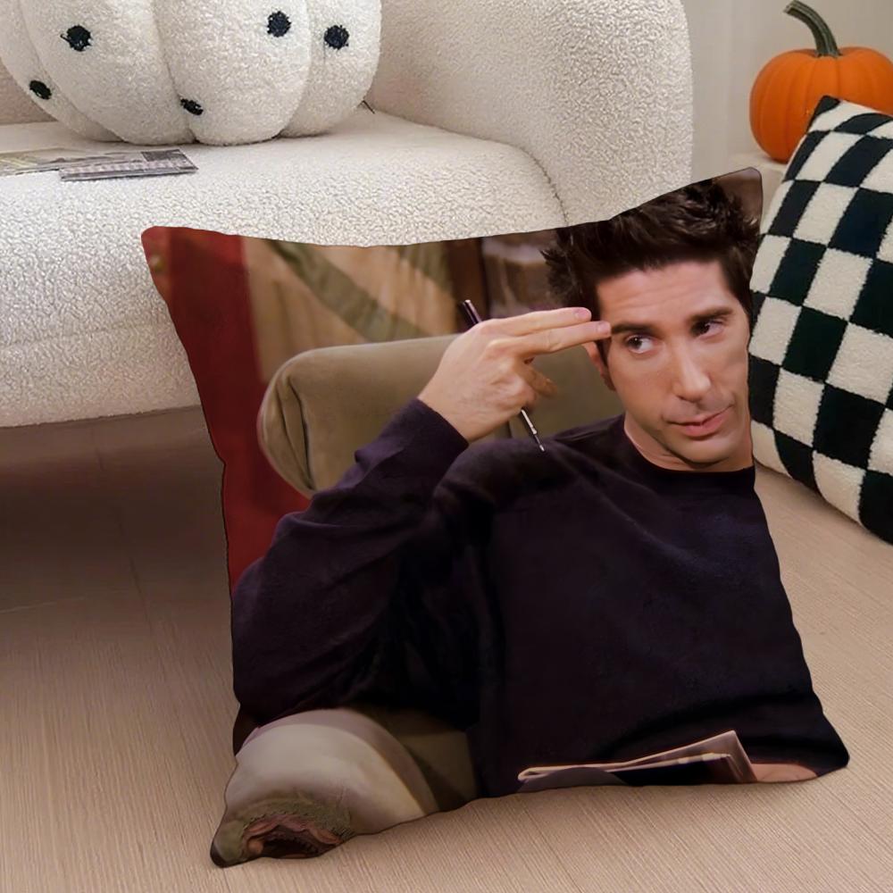 RRoss Geller Cushion Cover Linen Pillow Case Soft Breathable Protective Couch Room Decoration