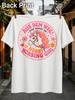 Hobby Horsing Girl Pink Unisexe Hobby Horse Flowers Hearts And Round Frame Bright Retro Floral Style Unisex All TShirt