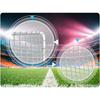 But de Football Portable d'Entraînement 2 Pcs 183 X 122 X 61 Cm Ns-485