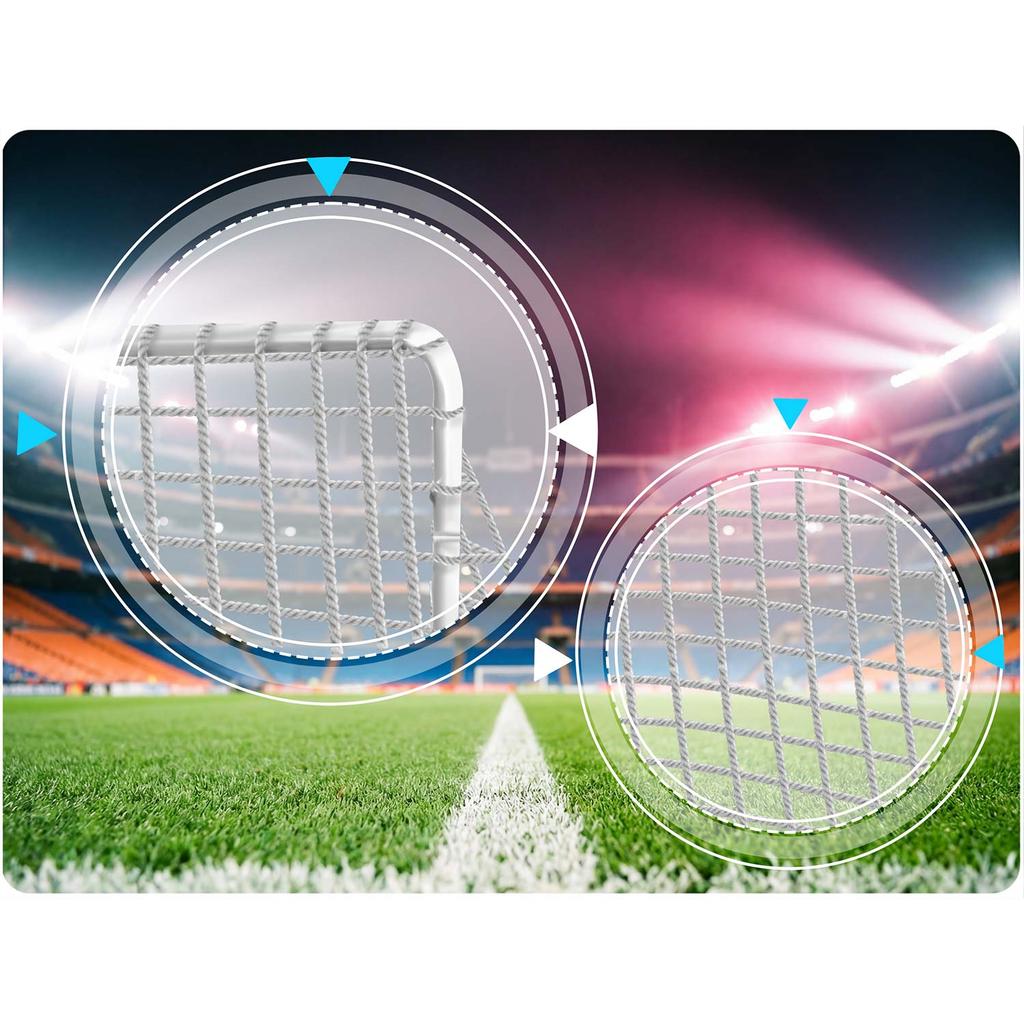 But de Football Portable d'Entraînement 2 Pcs 183 X 122 X 61 Cm Ns-485