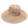 Fishing Hat Over UPF 50 UV Protection Adjustable Waterproof Versatile Travel Bucket Hat for Outdoor Fishing Khaki