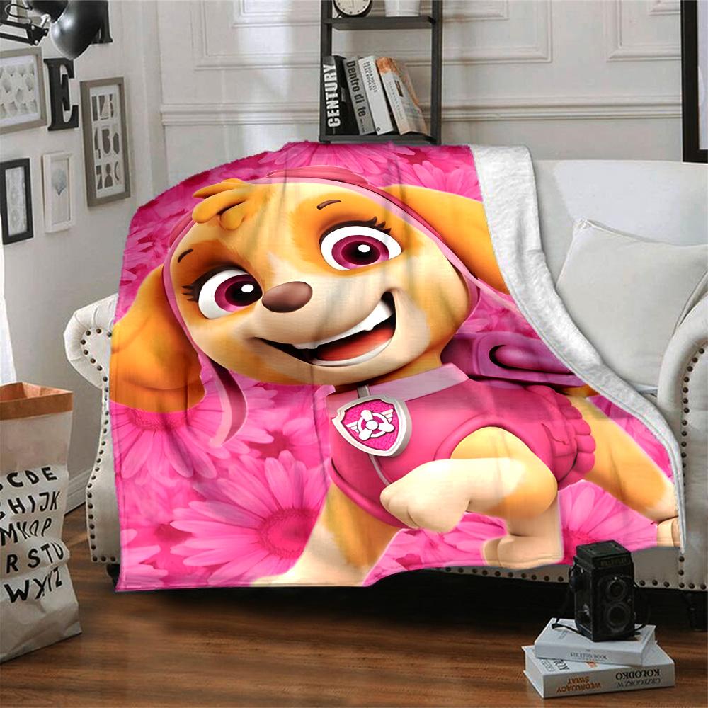 1pc Paw Paw11 Blanket, Gift, for Men and Women, Soft Blanket, Good for Sofa Bed Couch Travel, Lightweight Flannel Blanket