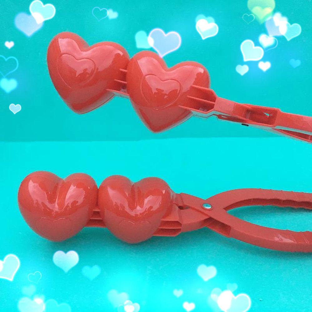 Snowball Mold Heart Snowball Maker QIPOPIQ Love Heart Shape