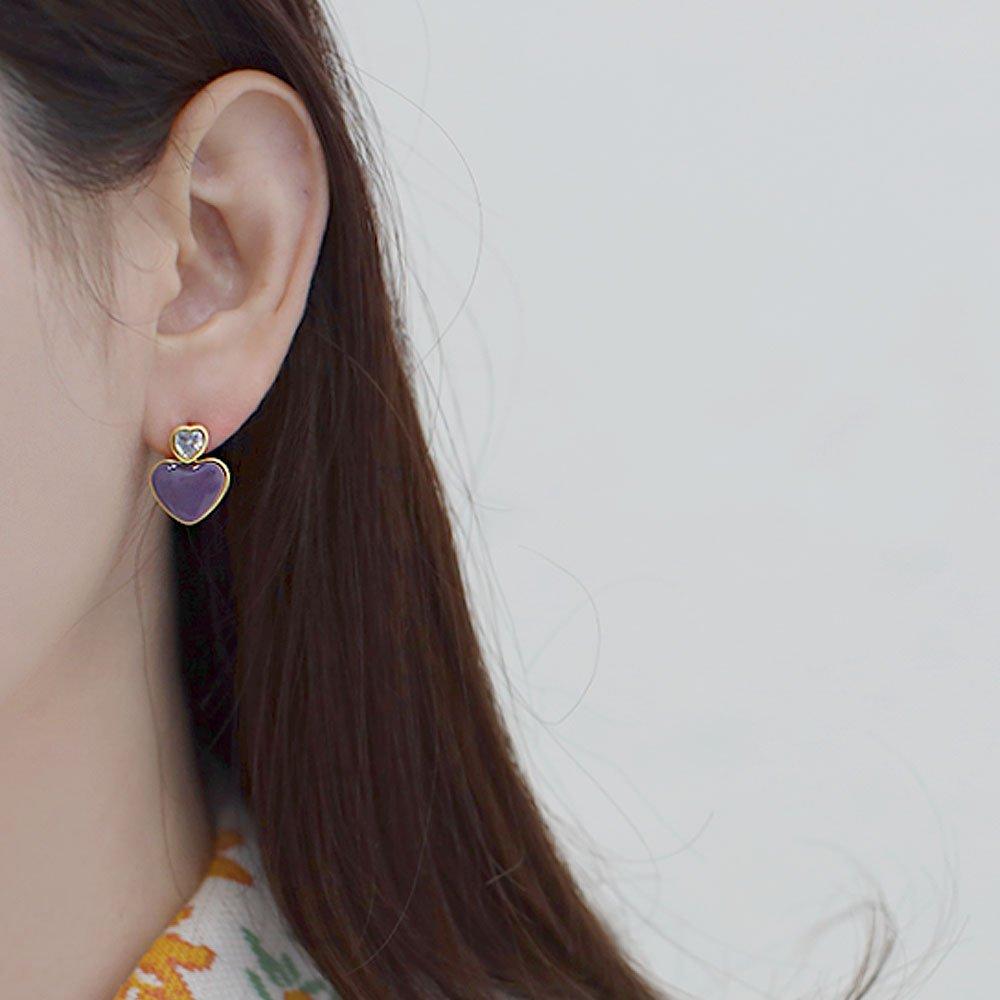 Fashion Double Heart Earrings (Choose 1 of 2 colors)