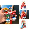Super Mario Keychain Toy Bag Pendant Doll Kids Gifts Decorate Soft Glue Alloy