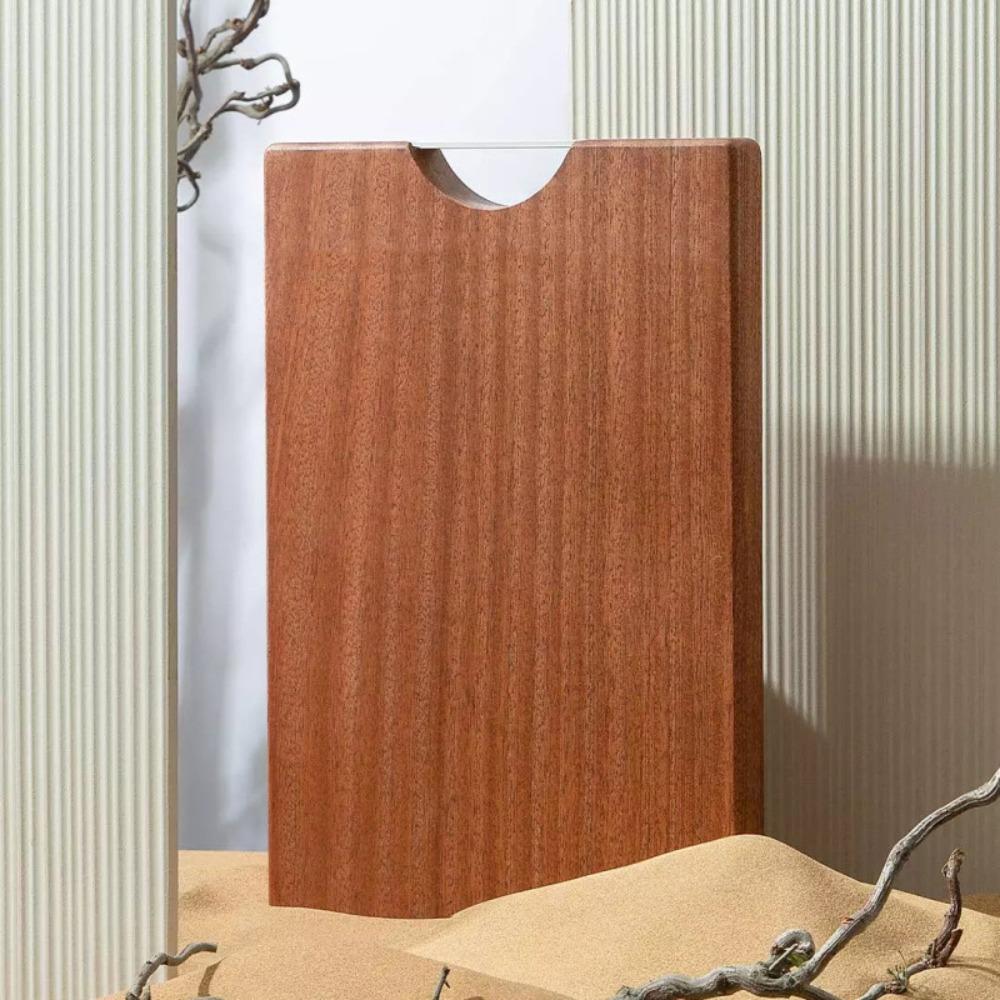 Antibacterial Wooden Chopping Blocks Rectangular Chopping Board Ebony Cutting Board  Restaurant