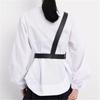 Irregular Design One-shoulder Strap Belt PU Leather Dress Cummerbunds Body Suspender  Autumn
