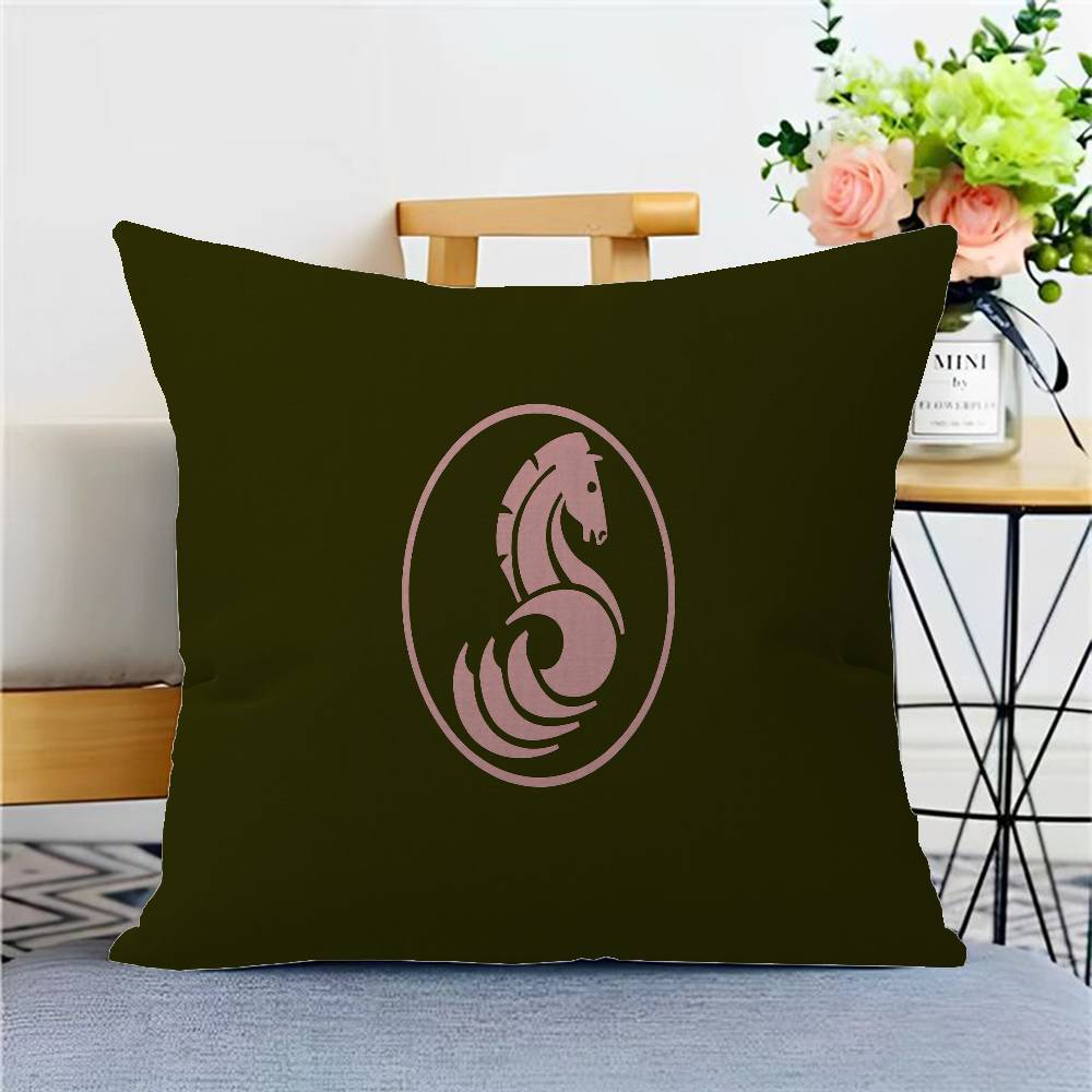 B-Beneteau Logo Personalized Pillow Cover Kids Bedroom Wild Party Decor Pillowcase Kid Birthday Shower Gift