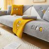 Winter Lamb Velvet Sofa Cushion Non-slip Nordic Simple Cushion Thicken Plush Leather Sofa Cover Towel Protective Cover for Sofa