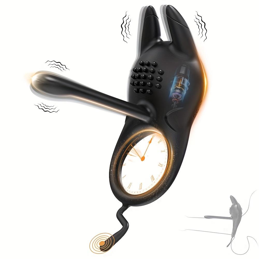 Vibrator Cock Ring Penis Ring for Men Remote Control Erectile Stimulator G-Spot Clitoral Chastity Cage Sex Toy for Men or Couple