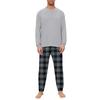 Herren-Pyjama-Set, Langarm und lange Hose, zweiteilig