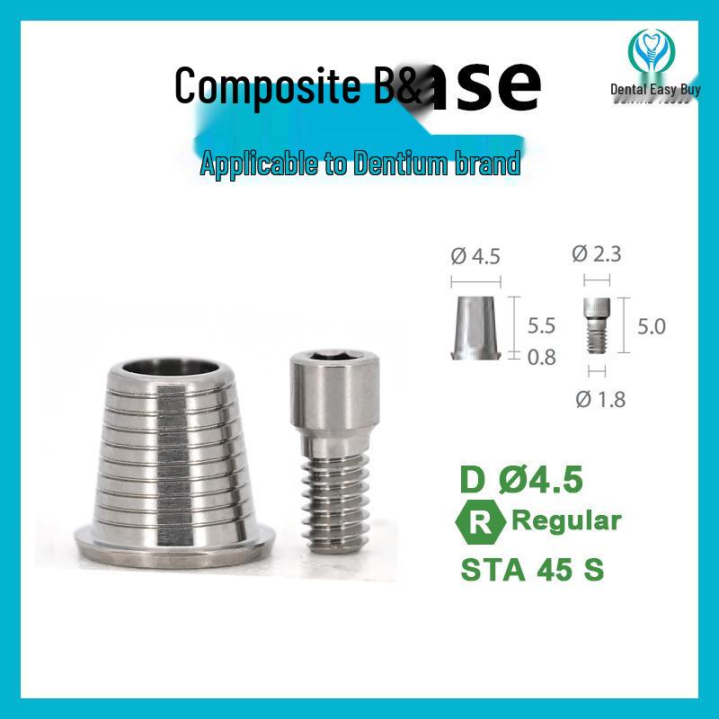 

Захисний ковпачок Dentium Composite Base для абатмента зубного імплантату та трансферного ковпачка Титановий штифт