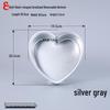MDNG Thickened Aluminum Alloy Heart Cake Mold