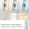 Industrial LED Wall Sconce Light with Remote Control, 18-36W Adjustable Acrylic Metal Fixture for Indoor Lighting wall decor