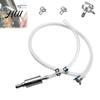 Efficient Oil Refill Adapter Motorcycle Extractor Pump, Brake Bleeder Hose Tool for Caliper Fluid Drain, Car Change Replacement Tube Hydraulic Suction
