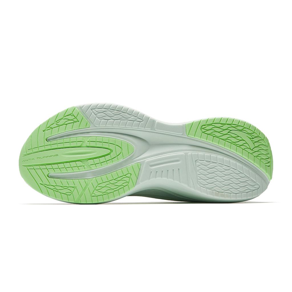 Anta Leaf 6 Comfortable Fashion Versatile Fabric Low-Top Running Shoes Women sneaker Ivory-White Light-Dawn-Green 922545524-7