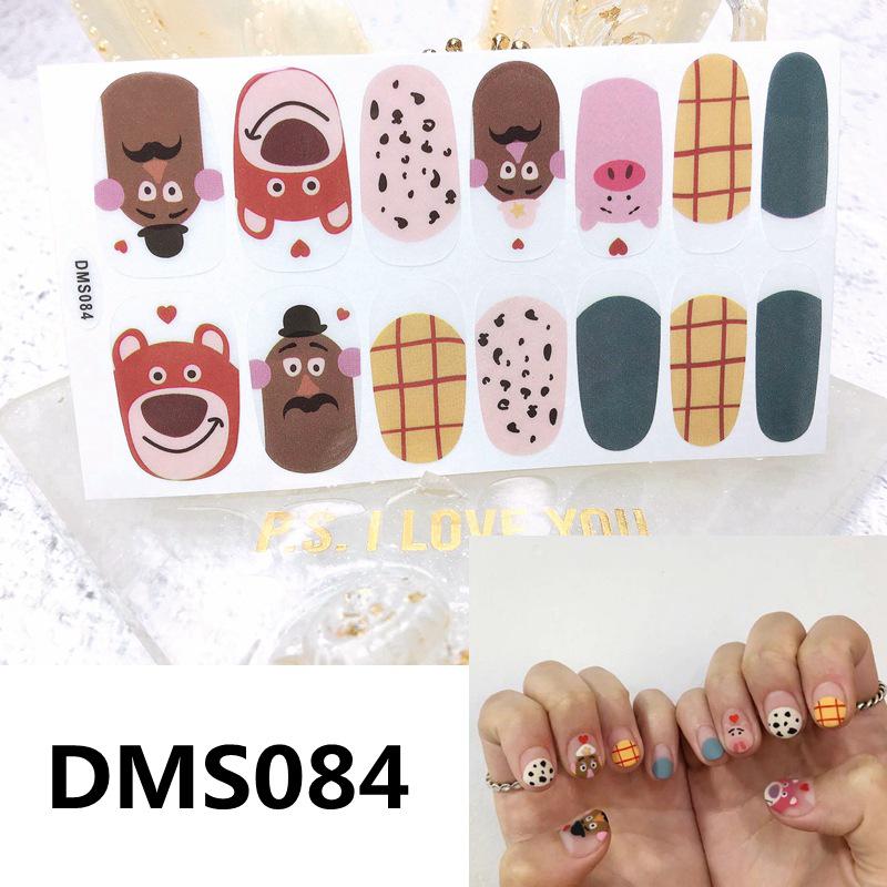 New Adorable Cartoon Expression Nail Stickers - Fun, Cute, No-Bake Design