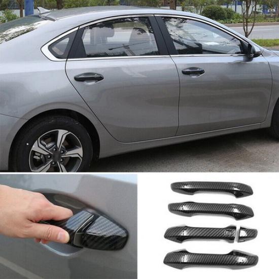 Carbon Fiber Car Door Handle Trim Cover For Kia Forte Cerato K3 BD - GT