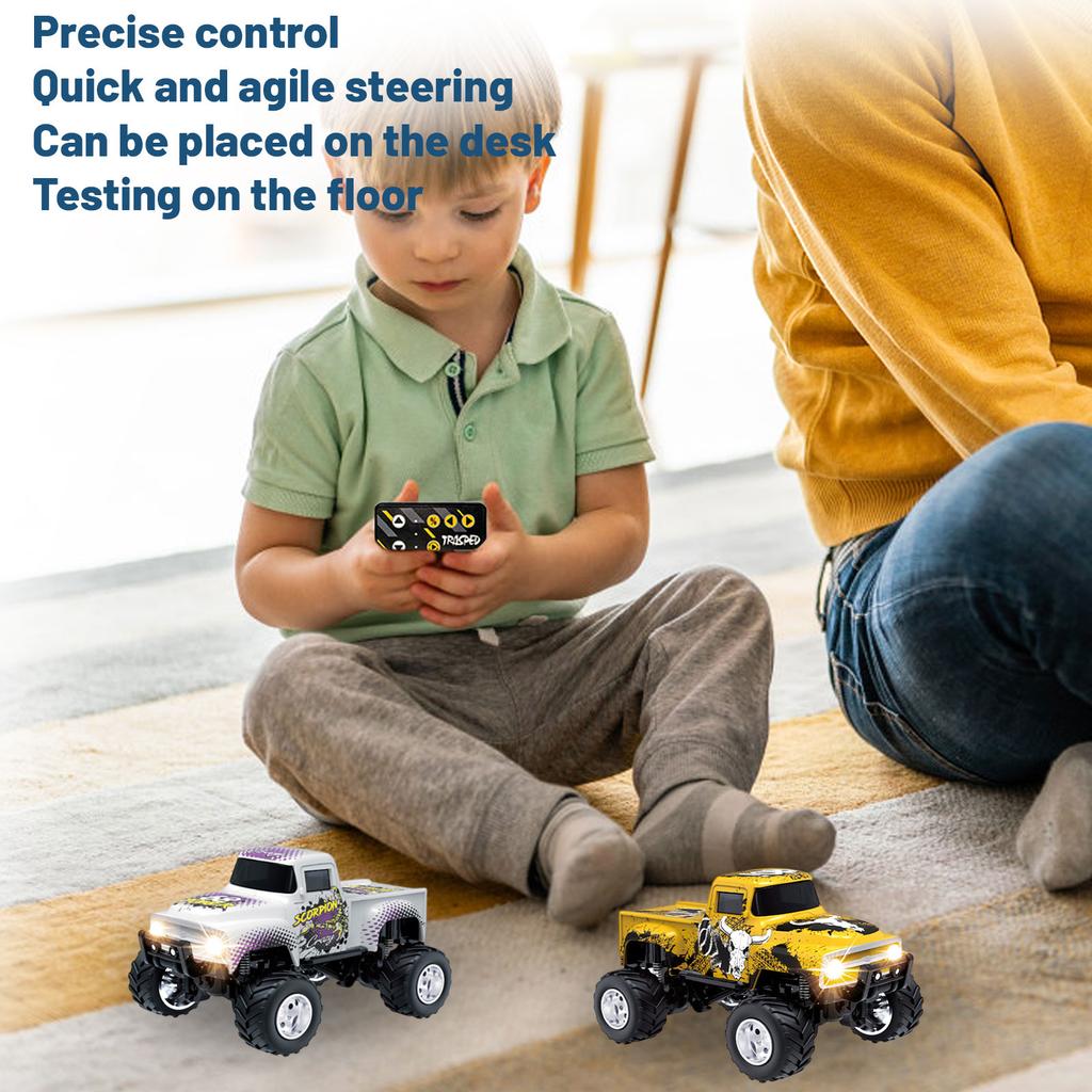 RC-Truck, RC-Sattelschlepper mit Anhänger, RC-Truck, Legierung im Maßstab 1/64, 2025 neuer RC-Truck, 2,4-GHz-Fernbedienung, als Geschenk für Kinder