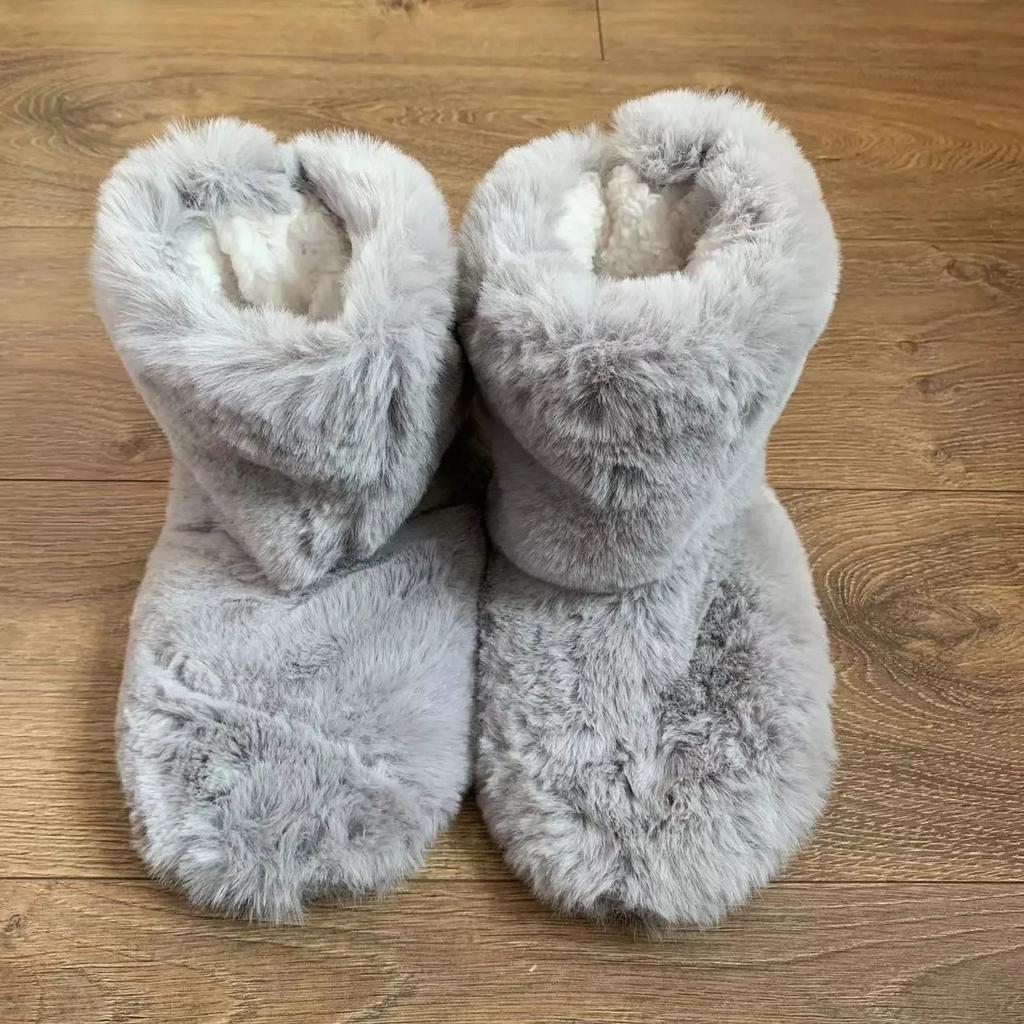 Home Fuzzy Slipper Women Winter Fur Men Male Warm Plush Indoor Flat Female Room Fluffy House Floor Wool Fleece Shoes Boots Hairy