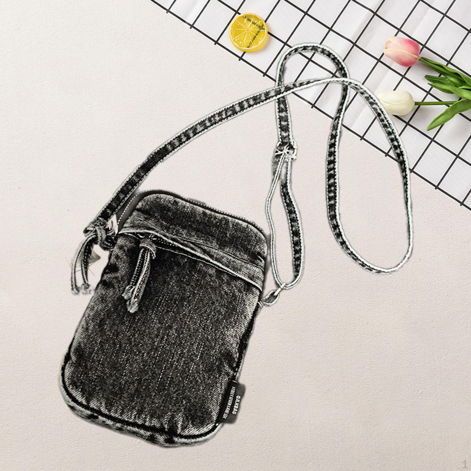 Джинсовая сумка кроссбоди мини на плечо для женщин для вечеринок для работы 1739₽
