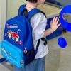 Adorable Cartoon Print Kindergarten Backpack For Boys And Girls With Breathable Oxford Fabric