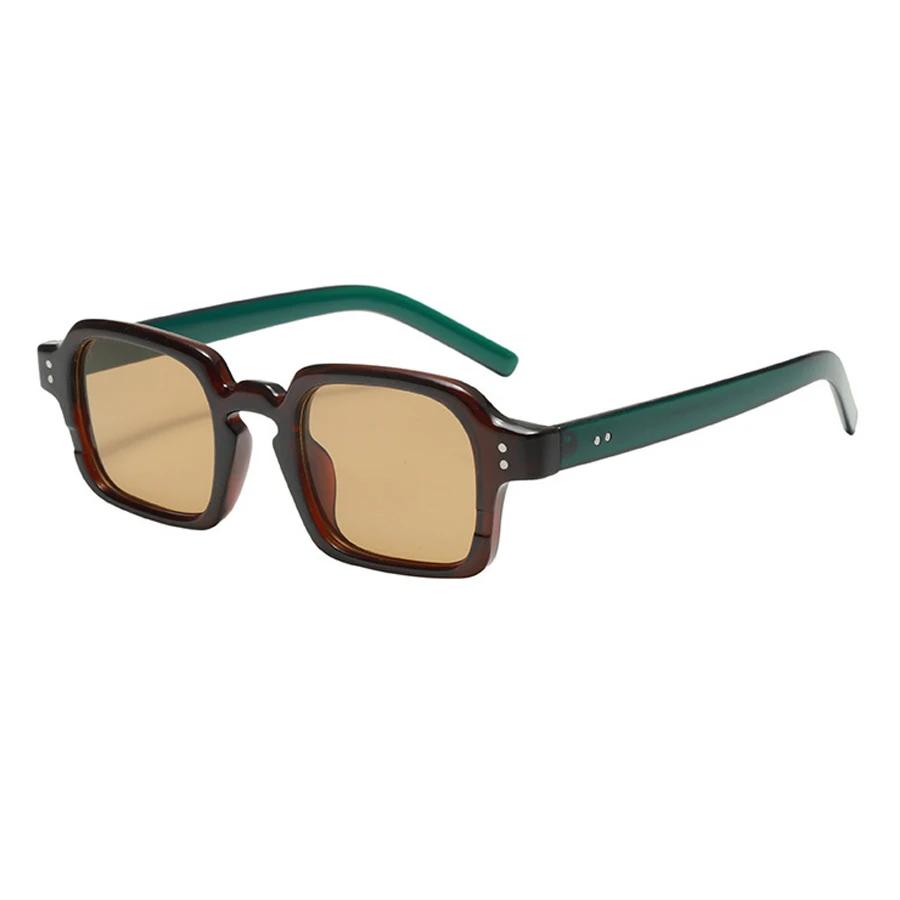 Retro Classics Square Sunglasses For Women Men Fashion Luxury Brand Vintage Rivet Sun Glasses Modern Female Male Shades UV400