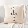 Cool C-Cactus Jack Cushion Cover Linen Organic Fabric Double-Sided Printing Breathable Pillow Case Sofa Home Decor Gift