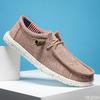 Spring summer new casual comfortable canvas shoes fashionable versatile anti slip men's flats breathable soft soled men's shoes