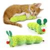 Cat Chew Toys Caterpillar Catnip Molar Toy Cat Teaser Interaction Toy Clean Mouth Kitten Toy Pet Cat Catnip Toy Accessories