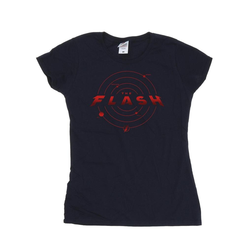 DC Comics Womens/Ladies The Flash Multiverse Rings Cotton T-Shirt