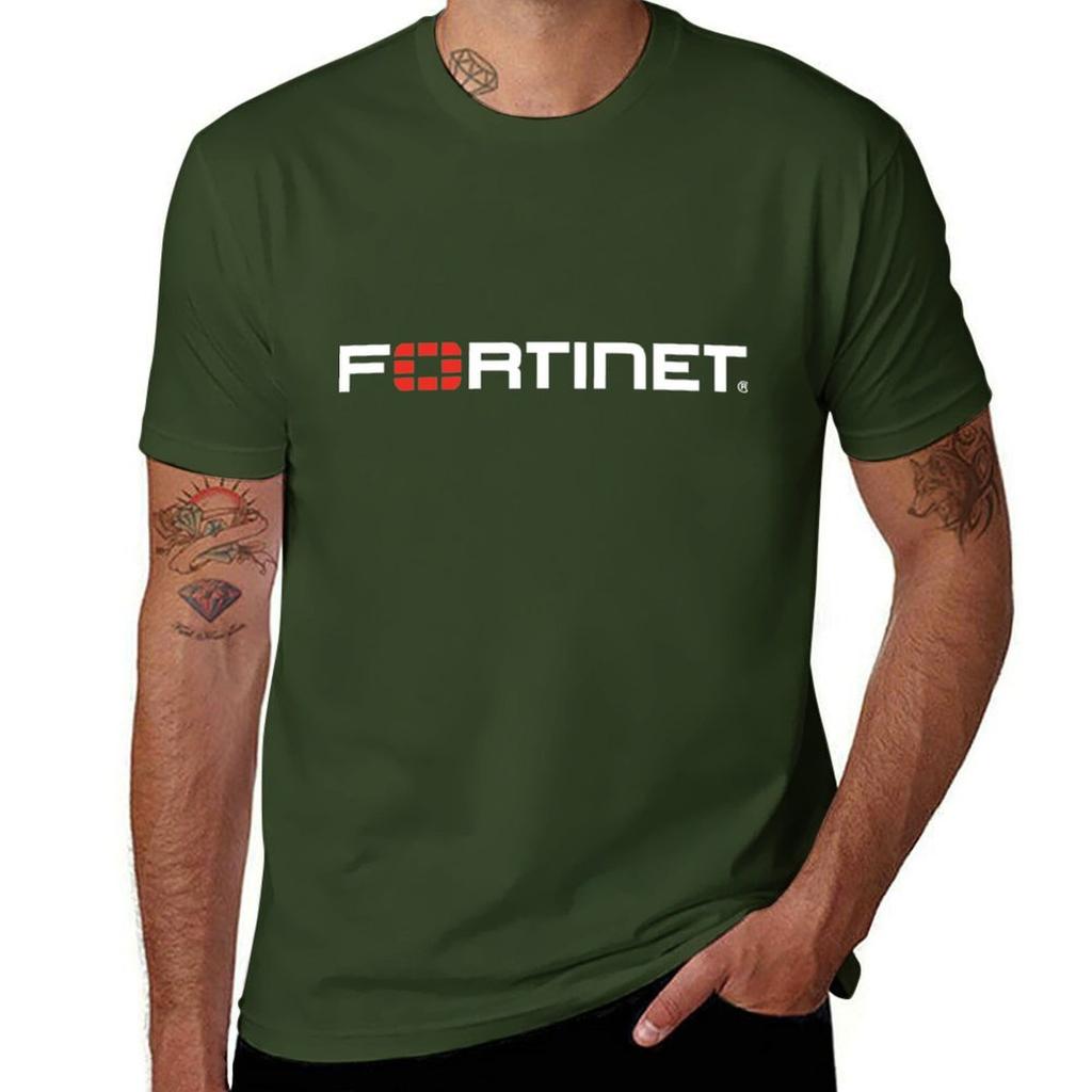 LOGO FORTINET T-Shirt schnelltrocknend schwere Stoffe Herren T-Shirts