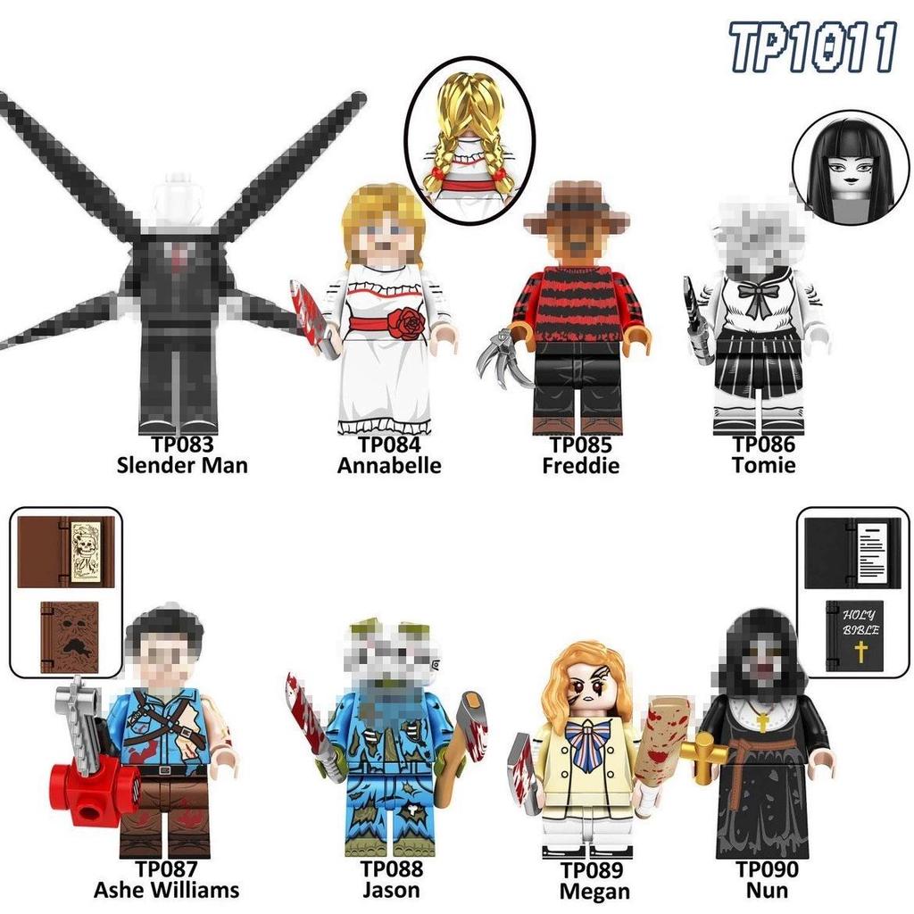 TP218 1011 Halloween Building Block Figure - Children's Assembly Toy & Gift