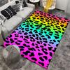 Tiger Print Pattern Carpet, Orange and Black Stripes Design, Soft Home Decor Rug Suitable for use as an anti-slip    for    room and bedroom sofas