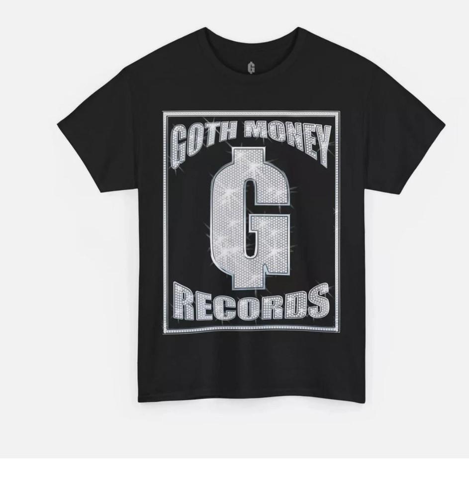 

Goth Money Records Bling Heavy Cotton Tee Shirt Unisex T-Shirt M