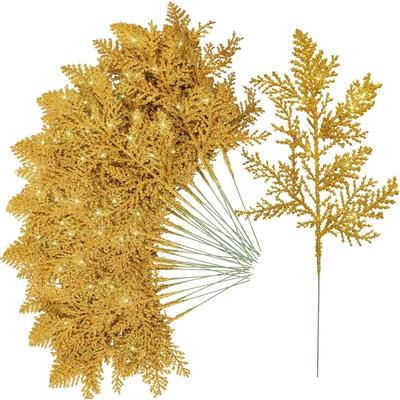 5 Stück Künstliche Weihnachtsdeko Kiefernnadel Heim Zimmer Dekoration Weihnachtsbaum Hängezubehör Navidad Party Neujahrsdeko