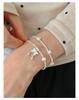 Chic Silver Butterfly Bracelet for Women - Stylish, Unique, and Trendy Hand Jewelry
